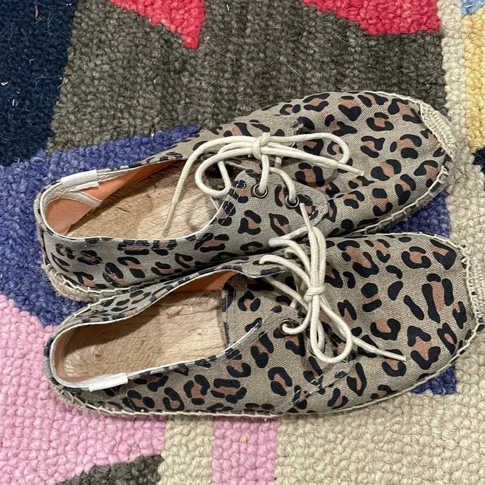 SOLUDOS Leopard Espadrille Sneakers